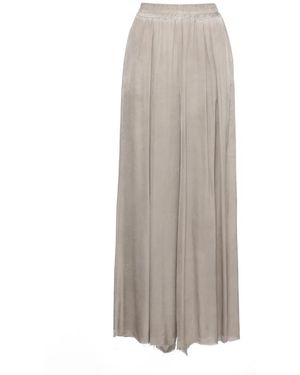 SANCTAMUERTE Wide Trousers - Grey