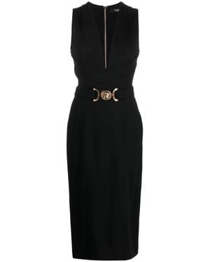 Versace Midi Dresses - Black