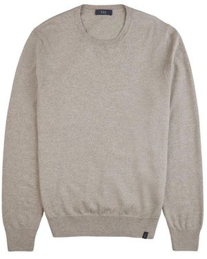 Fay Merinowollstrickpullover - Grau