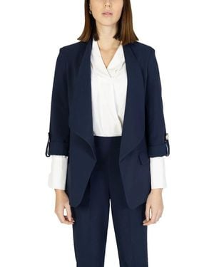 Rinascimento Jassen ,Blauw ,Leer Anda Blazer