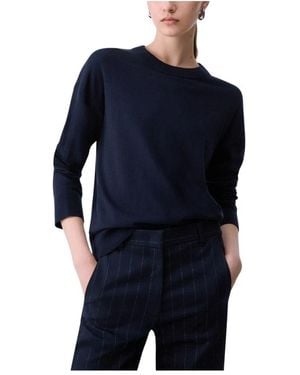 Liu Jo Wollmischungs-Pullover - Blau