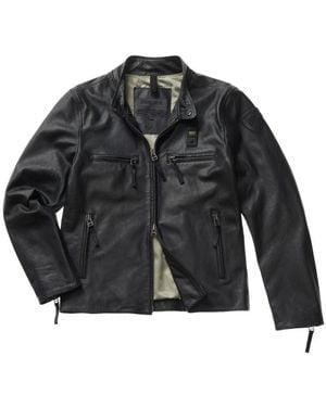Blauer Leather Jackets - Black