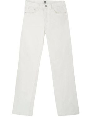 TOTEME Twisted Seam Denim Jeans - Weiß