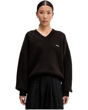 ROTATE BIRGER CHRISTENSEN V-Neck Knitwear - Noir