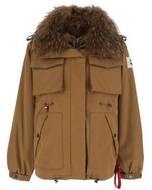 AFTER LABEL Ushuaia Kurzer Parka - Braun