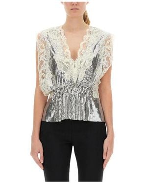Rabanne Sleeveless Tops - Gris
