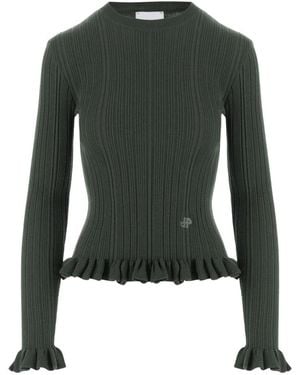 Patou Round-Neck Knitwear - Verde