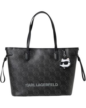 Karl Lagerfeld Tote Bags - Nero