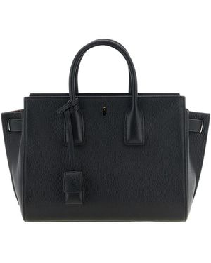 Saint Laurent Tassen ,Zwart ,Leer Sac De Jour Tote Bag