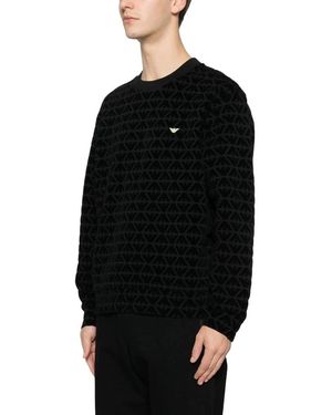 Emporio Armani Sweatshirts - Zwart