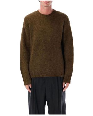 BERNER KUHL Alpaka Rundhals-Pullover - Braun
