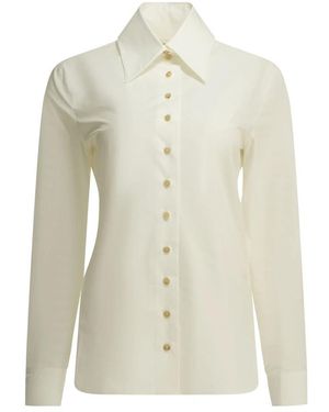 KHAITE Ivy Shirt - Wit
