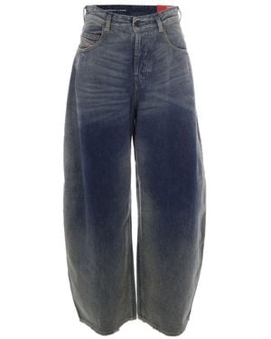 DIESEL Loose-Fit Jeans - Azul