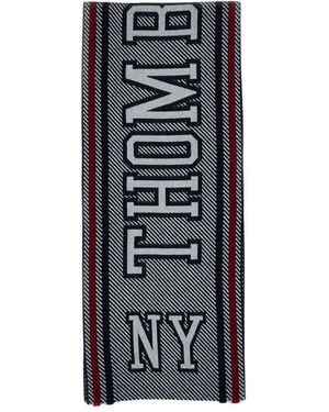 Thom Browne Winter Scarves - Black