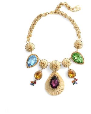 Dolce & Gabbana Stilvolle Halskette Für Moderne Frauen - Mettallic