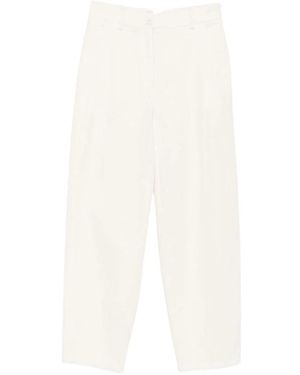 Via Masini 80 Broeken ,Wit ,Rechte Broek