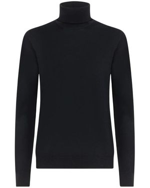 Alpha Industries Rollkragenpullover Basic - Schwarz