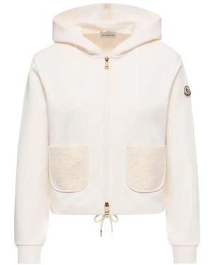 Moncler Hoodies & Sweatvesten ,Jassen - Wit