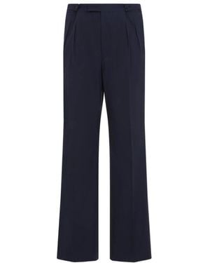 Prada Popeline Trousers - Blue