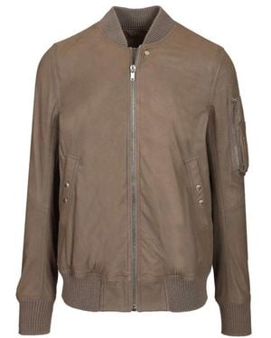 Rick Owens Bomber Jackets - Brown