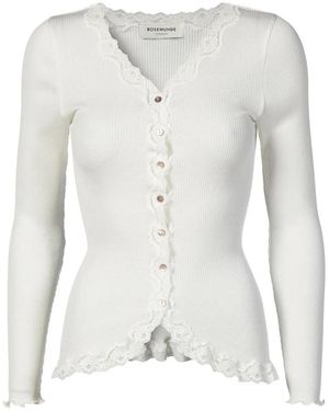 Rosemunde Weißer Cardigan