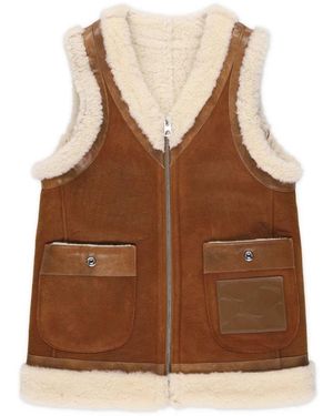 Philippe Model Jassen ,Bruin ,Faux Fur & Shearling Jassen