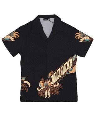 DOLLY NOIRE Short Sleeve Shirts - Black