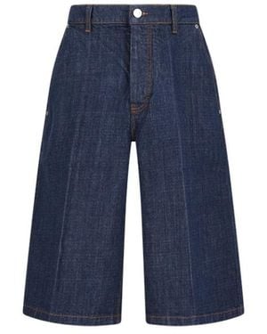 Ami Paris Wide Jeans - Azul