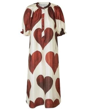 Stine Goya Midi Dresses - Red