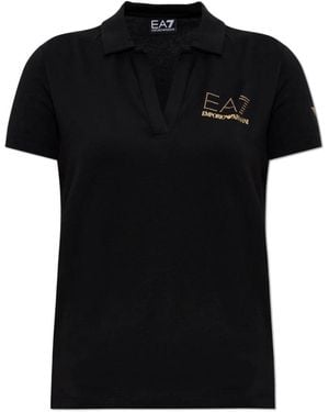 EA7 Polo Shirts - Black