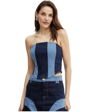 Fracomina Sleeveless Tops - Blu