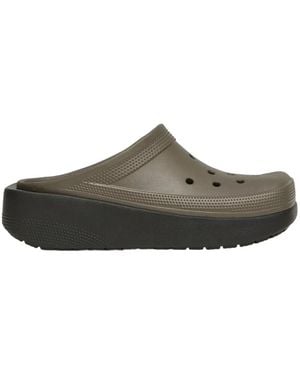 Crocs™ Schoenen ,Grijs ,Blunt Toe Blocked - Bruin
