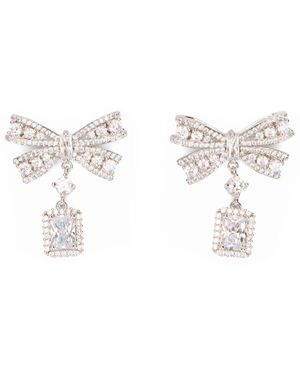 Self-Portrait Earrings - White