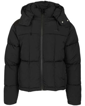Arte' Special Cuts Puffer Jacket - Zwart