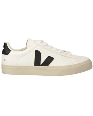 Veja Schoenen ,Wit ,Katoen Campo Leren Sneaker