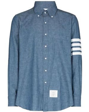 Thom Browne Casual Shirts - Blue
