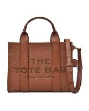 Marc Jacobs The Leather Medium Tote Bag - Braun
