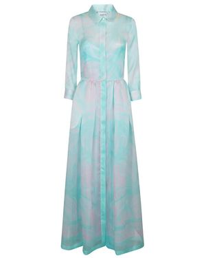 Sara Roka Shirt Jurken - Blauw