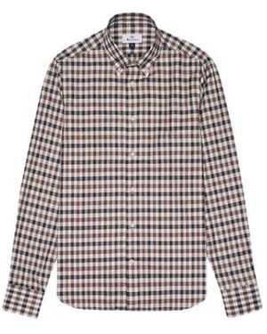 Aquascutum Casual Shirts - Brown