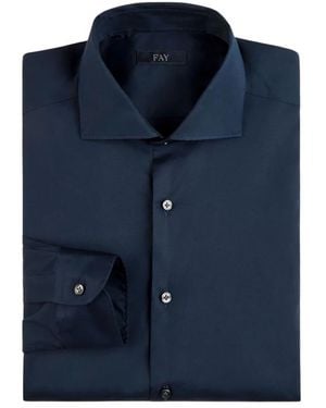 Fay Casual Shirts - Blue
