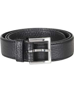 Orciani Cintura Classica Soft - Zwart