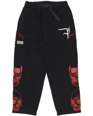 PHOBIA ARCHIVE Cropped Trousers - Black