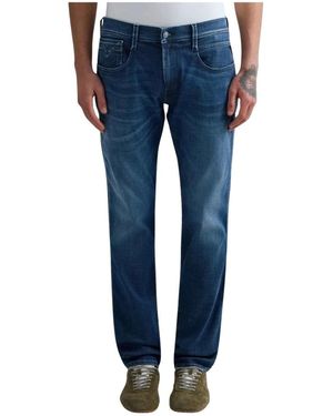 Replay Straight Jeans - Blu