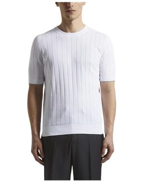 Peserico Round-Neck Knitwear - White