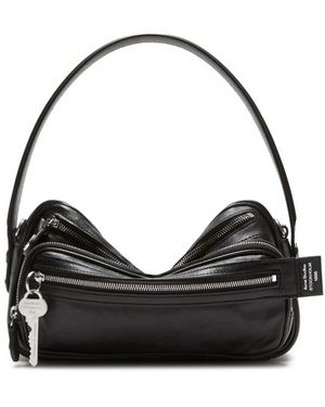 Acne Studios Tassen ,Zwart ,Leer Camero Party Schoudertas