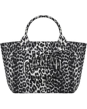 Ganni Shopping Bags - Black