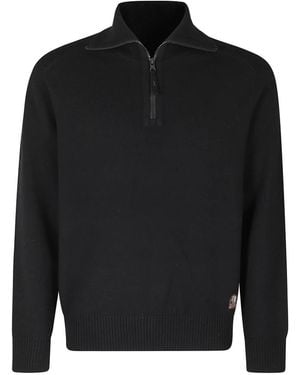 Parajumpers Truien & Vesten ,Zwart ,Wol Caldonazzo Half-Zip Cardigan