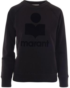 Isabel Marant Hoodies & Sweatvesten ,Zwart ,Katoen Sweatshirts - Blauw