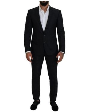Dolce & Gabbana Single Breasted Suits - Black