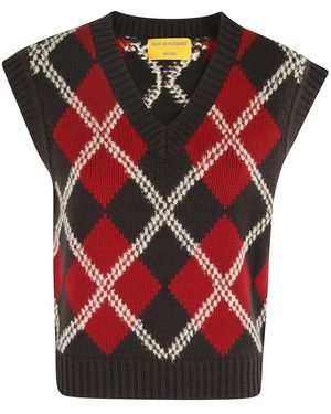 Guest In Residence V-Neck Knitwear - Red